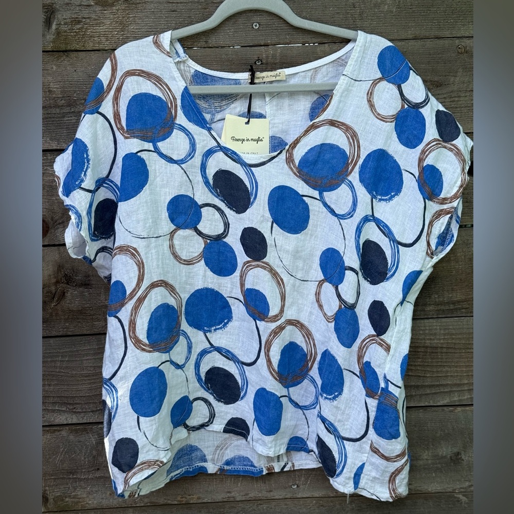 Luxury Italian Linen Blouse